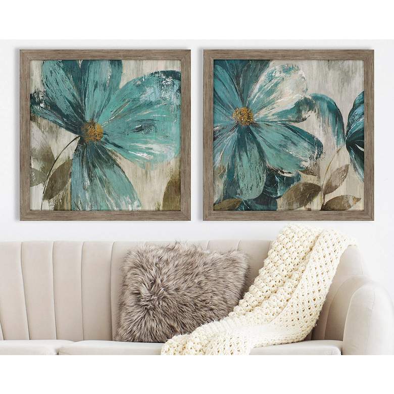 Image 1 Gisel 27 inch Square 2-Piece Print Wall Art Set