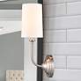 3_Giselle 16" High Brushed Satin Nickel Wall Sconce more views