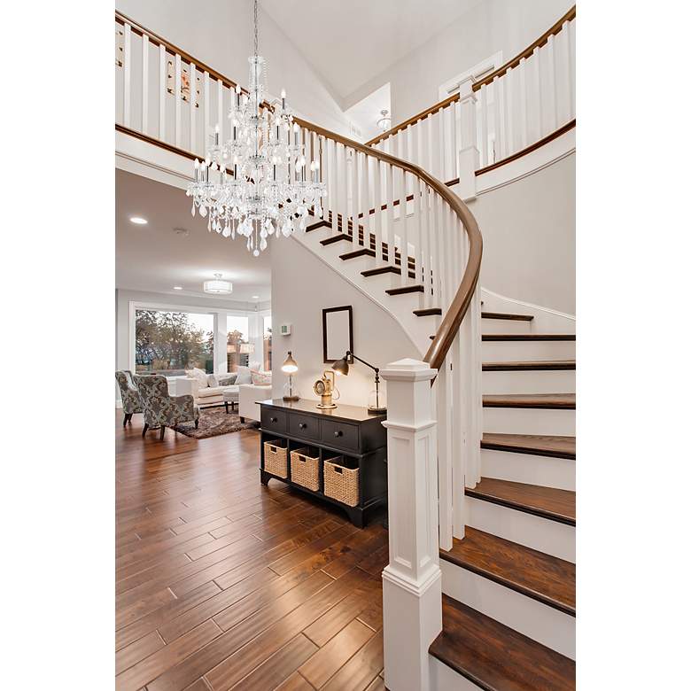 Image 3 Giselle 21 Lt Chrome Chandelier Clear more views