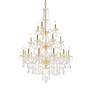 Thumbnail4 of Giselle 21 Lt Gold Chandelier Clear more views