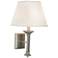 Giuseppina 20" High Brushed Silver Wall Sconce