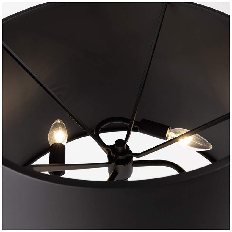 Image 6 Giustino 3-Lt Table Lamp - Matte Black more views