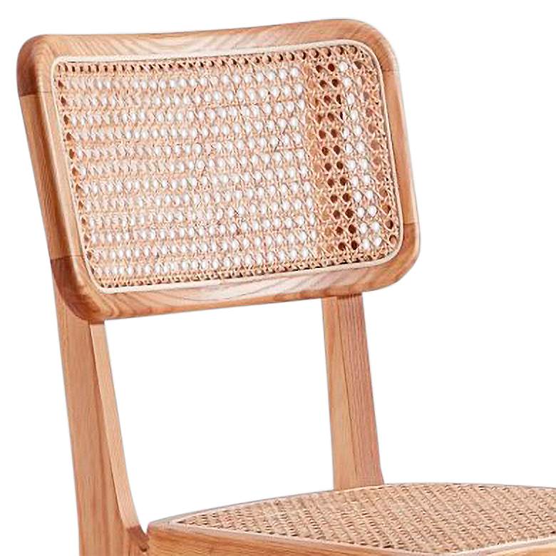Image 3 Giverny Cane and Matte Nature Wood Dining Chairs Set of 4 more views