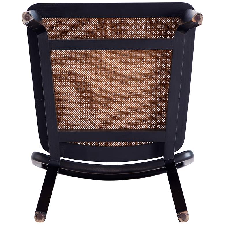 Image 6 Giverny Matte Black Wood Natural Cane Dining Chairs Set of 2 more views