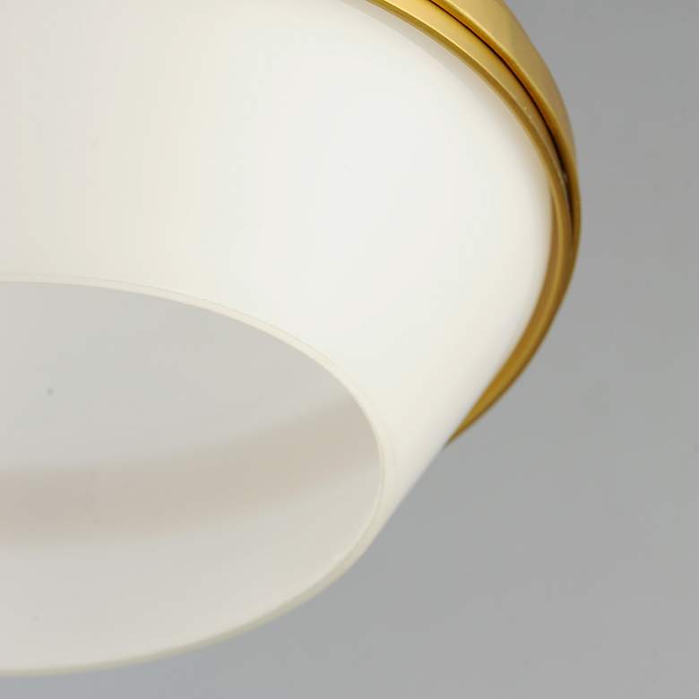 Image 5 Giza 1-Light 11.25" Wide Satin Brass Pendant Light more views