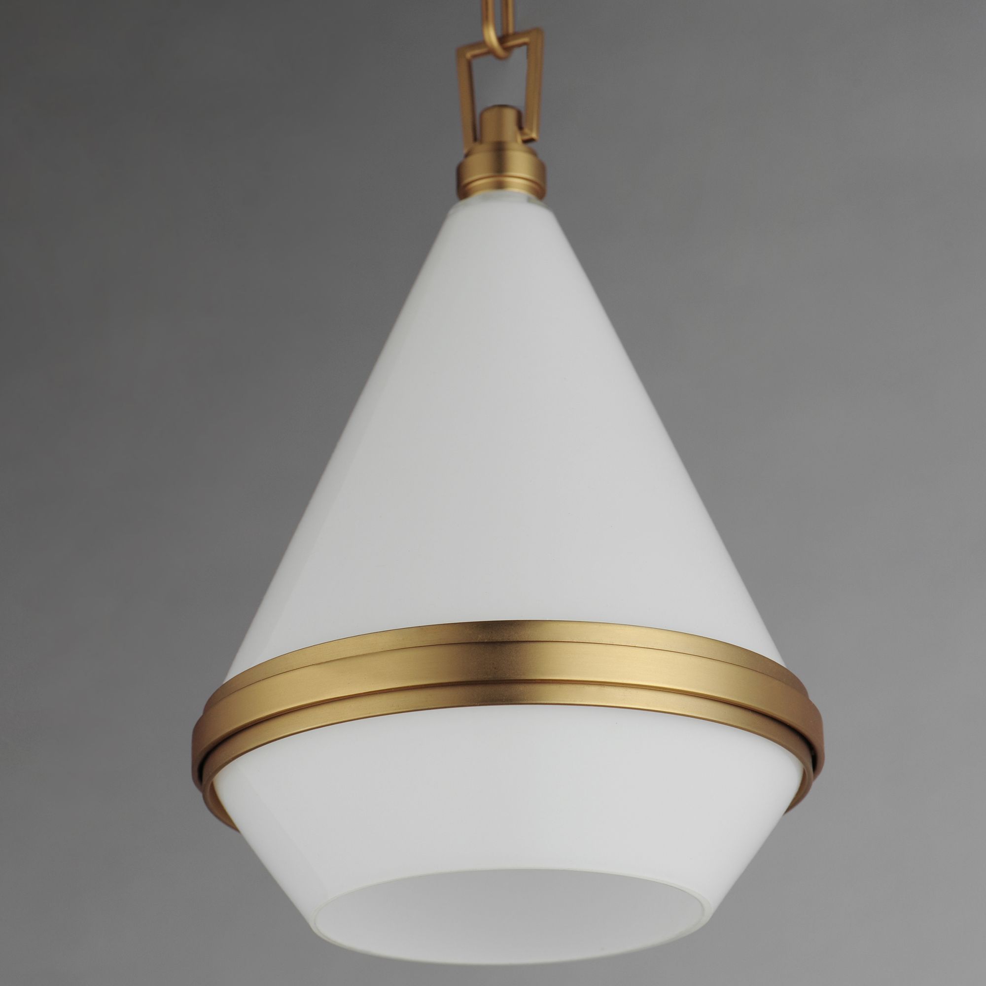 Image 2 Giza 1-Light 5" Wide Satin Brass Pendant Light more views