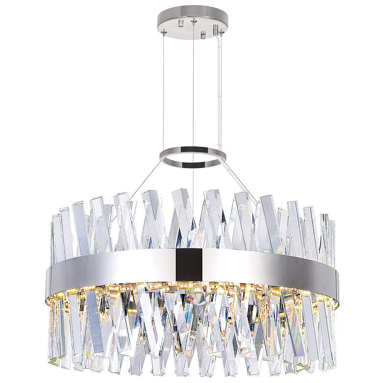 Image 1 Glace LED Chandelier With Chrome Finish