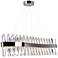 Glace LED Chandelier With Chrome Finish