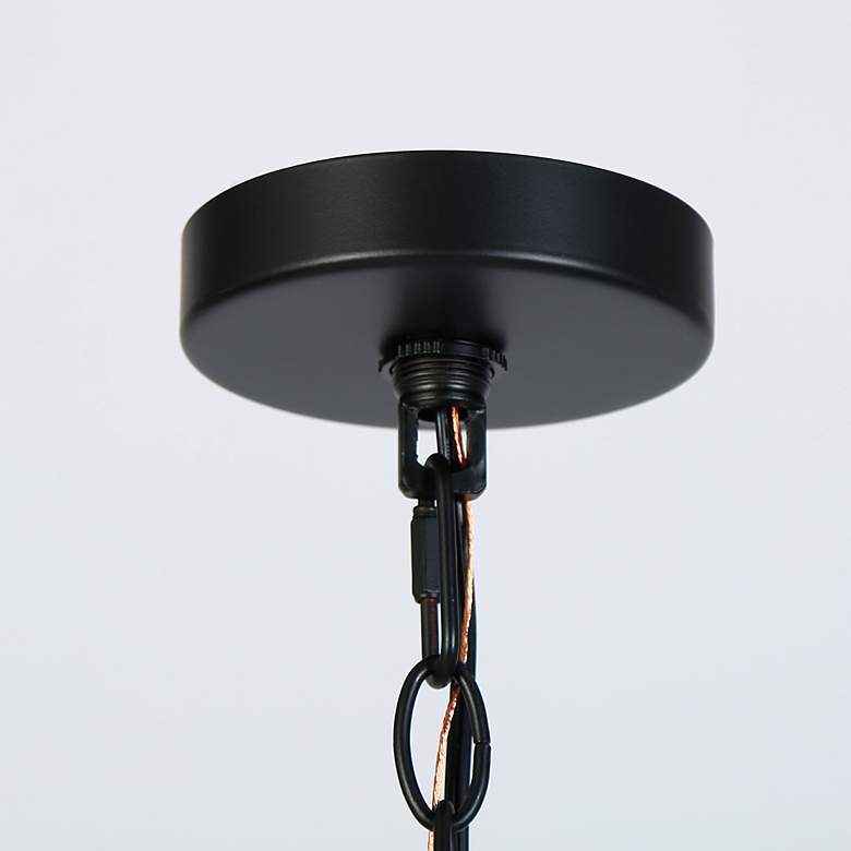 Image 3 Glacia 7.9" Wide Smoky 1-Light Glass Pendant Light more views