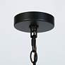 3_Glacia 8" Wide Black and Gray Glass Mini Pendant more views