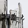 4_Glacia 8" Wide Black and Gray Glass Mini Pendant more views