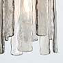 5_Glacia 8" Wide Black and Gray Glass Mini Pendant more views