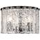 Glacier 12 1/2" Wide Matte Black 3-Light Ceiling Light