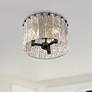 2_Glacier 12 1/2" Wide Matte Black 3-Light Ceiling Light
