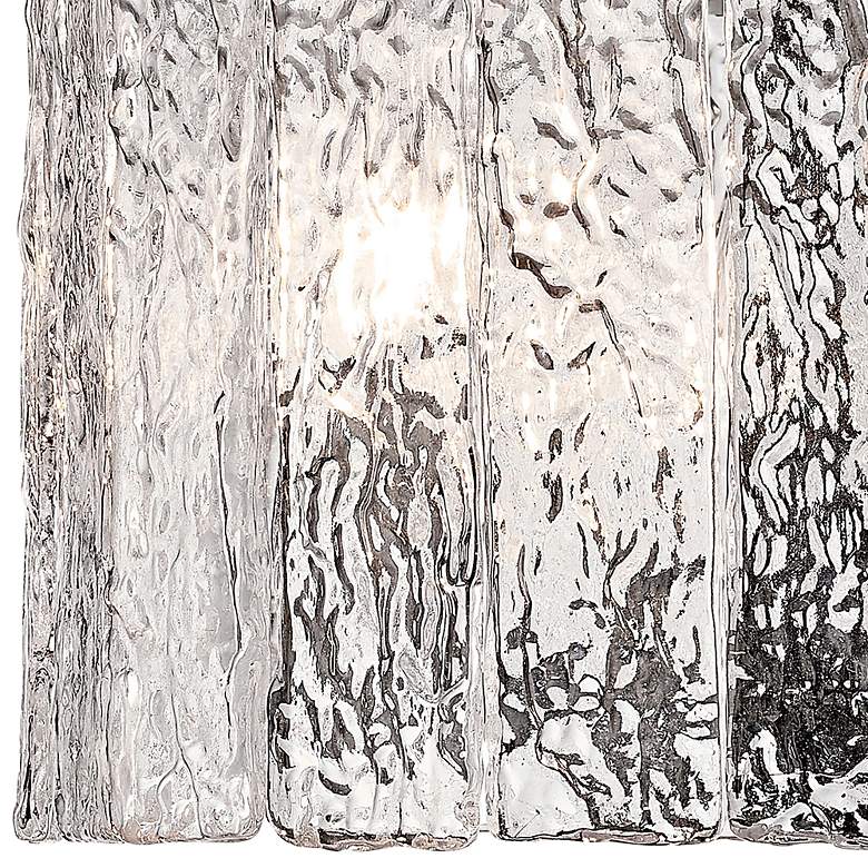 Image 4 Glacier 12 1/2" Wide Matte Black 3-Light Ceiling Light more views