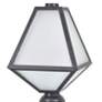 3_Glacier 14" High Smoky Black Charcoal Outdoor Post Light more views