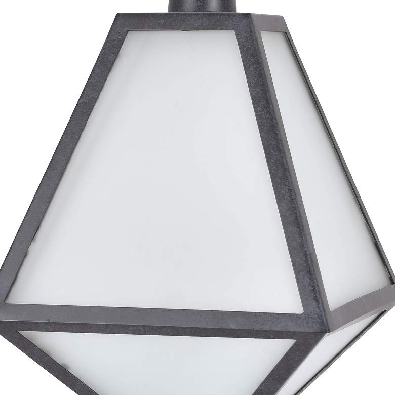 Image 4 Glacier 14" High Smoky Black Charcoal Outdoor Post Light more views