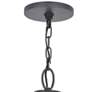 4_Glacier 14" Wide Black Charcoal Indoor-Outdoor Pendant Light more views