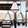 6_Glacier 14" Wide Black Charcoal Indoor-Outdoor Pendant Light more views