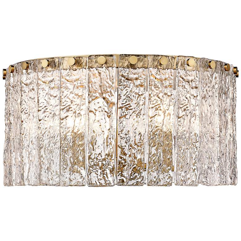 Image 3 Glacier 16 3/4" Wide Modern Gold 5-Light Ceiling Light