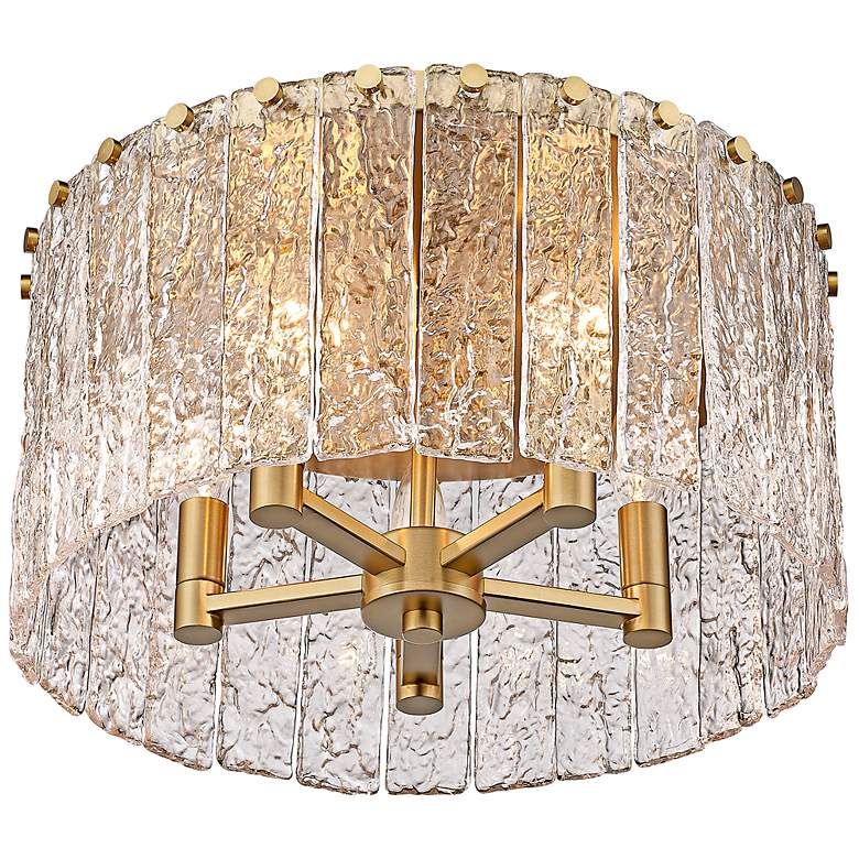 Image 5 Glacier 16 3/4" Wide Modern Gold 5-Light Ceiling Light more views