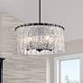 2_Glacier 19" Wide Matte Black 5-Light Pendant
