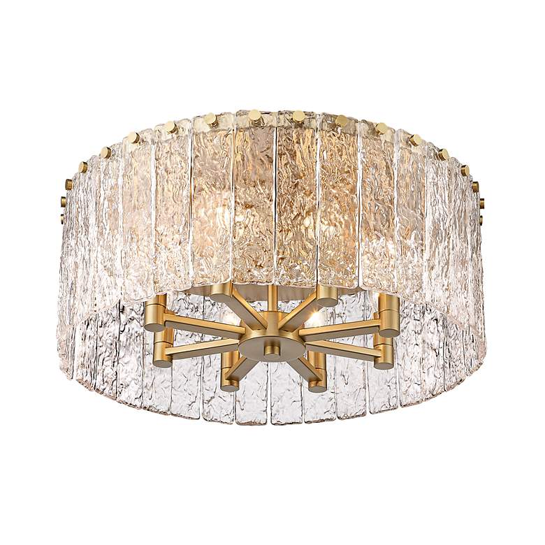 Image 6 Glacier 20 3/4" Wide Modern Gold 8-Light Ceiling Light more views