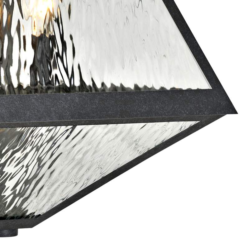 Image 2 Glacier 21" High Matte Black Charcoal Outdoor Wall Light more views