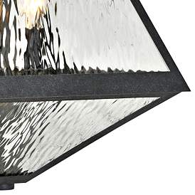 Image2 of Glacier 21" High Matte Black Charcoal Outdoor Wall Light more views