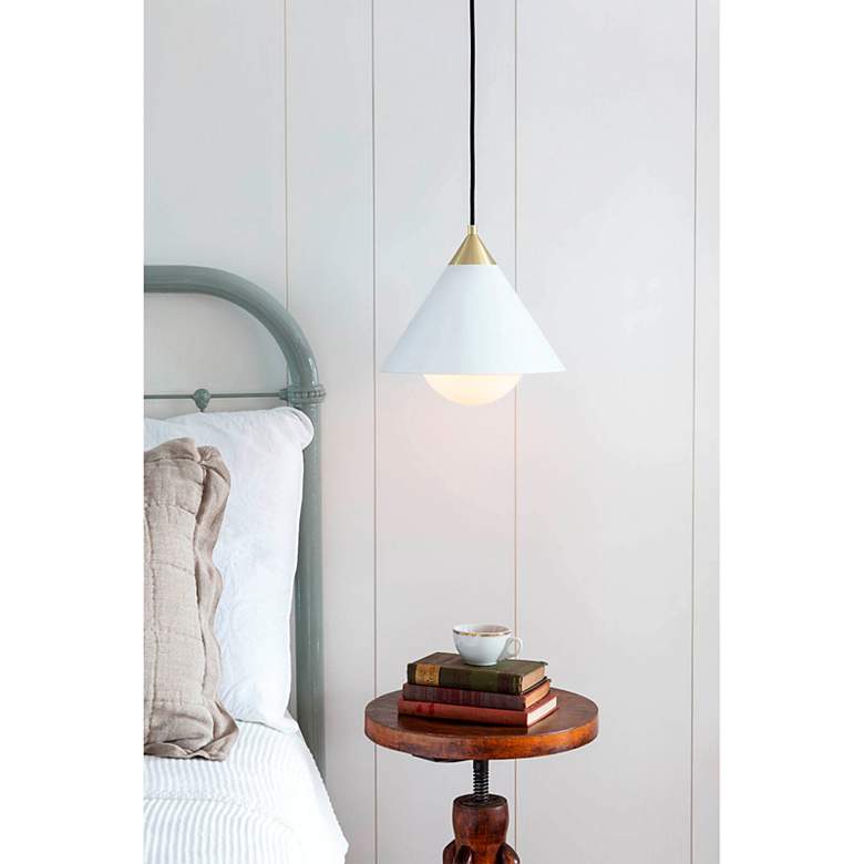 Image 3 Glacier 21"W Polished Nickel and Swirled Glass Chandelier more views