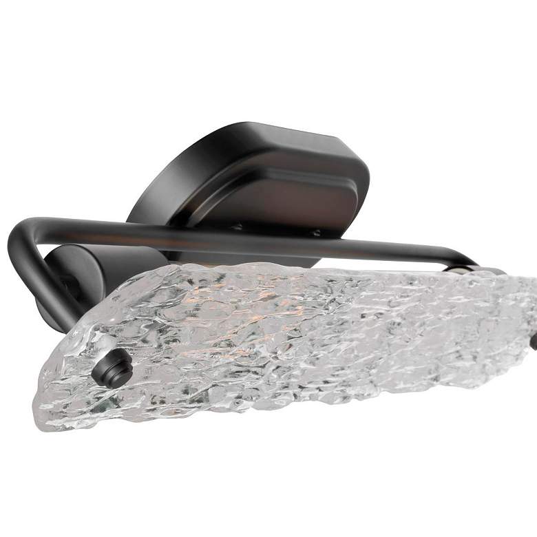 Image 3 Glacier 22" Wide Matte Black Vanity Bath Light more views
