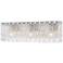 Glacier 24" Wide Brushed Nickel and Glass Bath Light