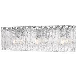 Glacier 24" Wide Chrome Vanity Bath Light