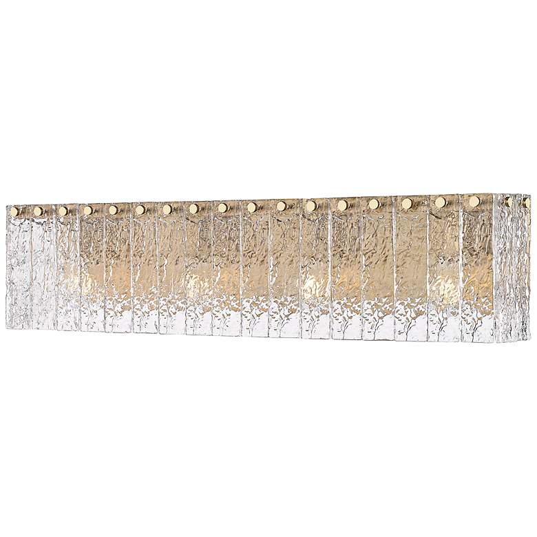 Image 2 Glacier 31 1/4" Wide Modern Gold Vanity Bath Light