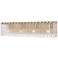 Glacier 31 1/4" Wide Modern Gold Vanity Bath Light