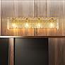 1_Glacier 31 1/4" Wide Modern Gold Vanity Bath Light