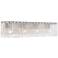 Glacier 31 1/4"W Brushed Nickel 4-Light Vanity Bath Light