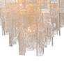 4_Glacier 31" Wide Polished Brass Glass 16-Light Chandelier more views
