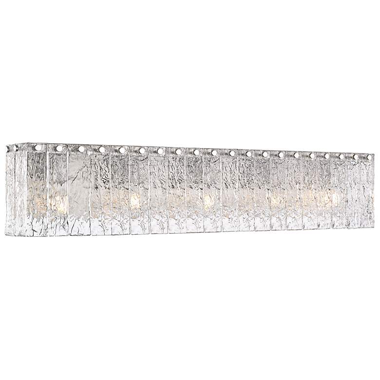 Image 2 Glacier 36 3/4" Wide Brushed Nickel Vanity Bath Light