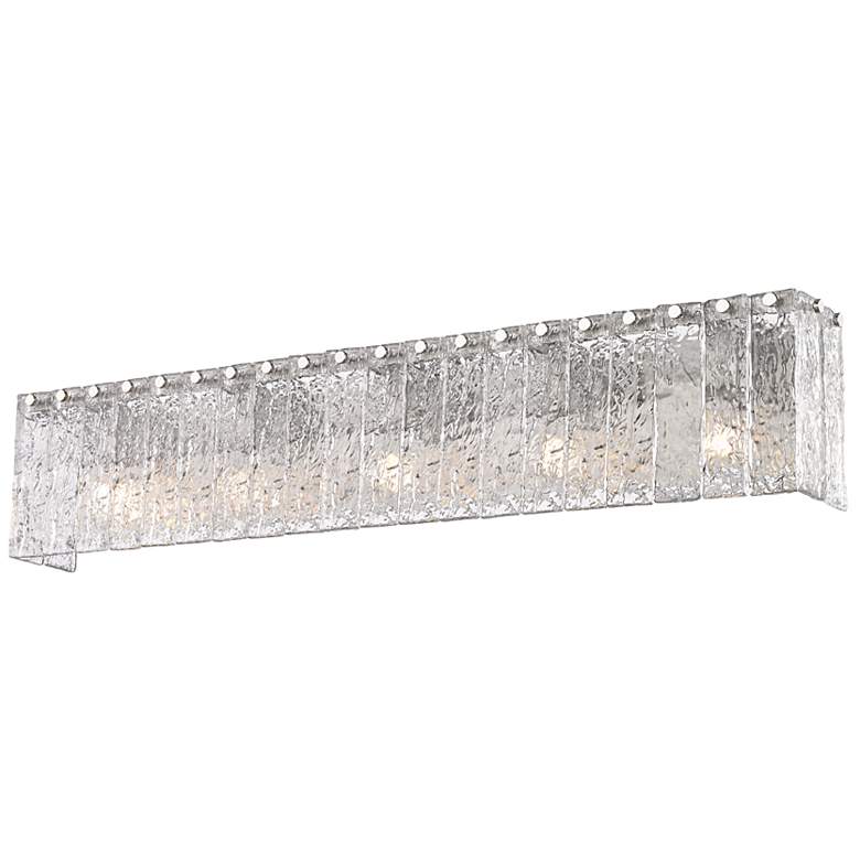 Image 5 Glacier 36 3/4" Wide Brushed Nickel Vanity Bath Light more views