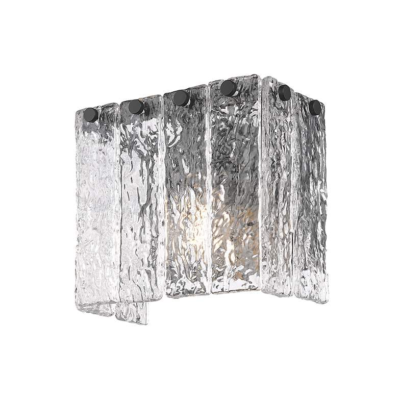 Image 5 Glacier 7" High Matte Black Wall Sconce more views