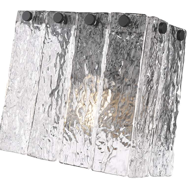 Image 7 Glacier 7" High Matte Black Wall Sconce more views