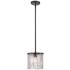 Glacier 8 1/2" Wide Matte Black Mini Pendant