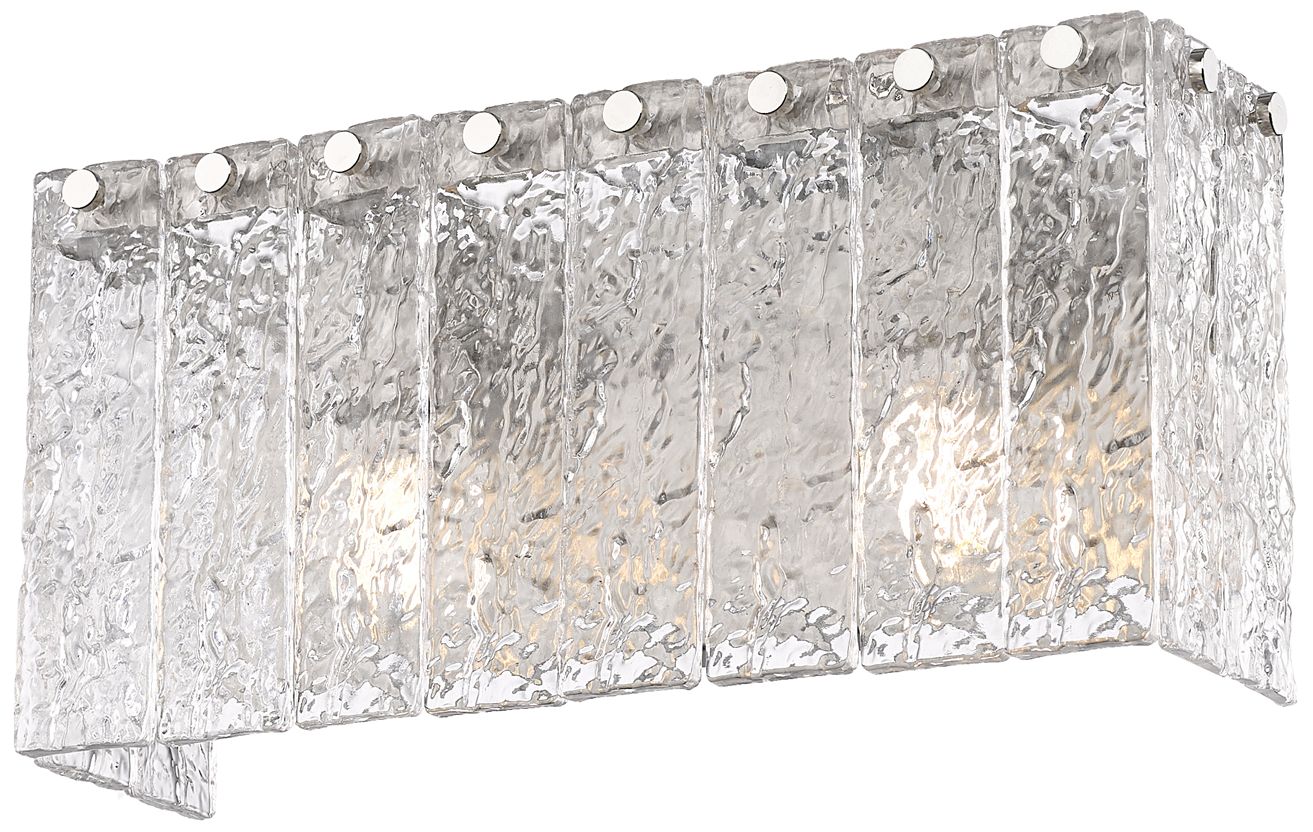 Image 2 Glacier by Z-Lite Brushed Nickel 15 inch 2 Light Vanity more views