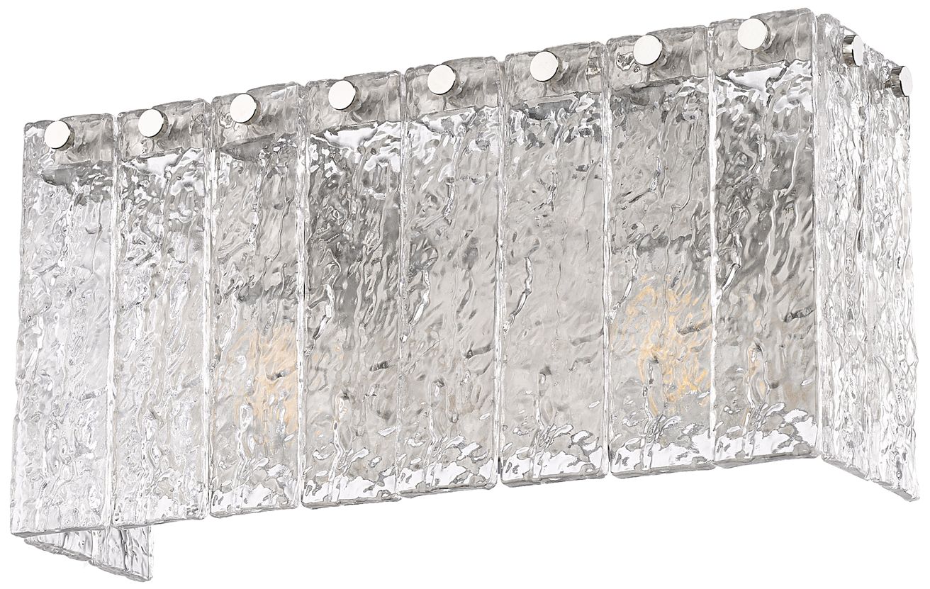 Image 5 Glacier by Z-Lite Brushed Nickel 15 inch 2 Light Vanity more views