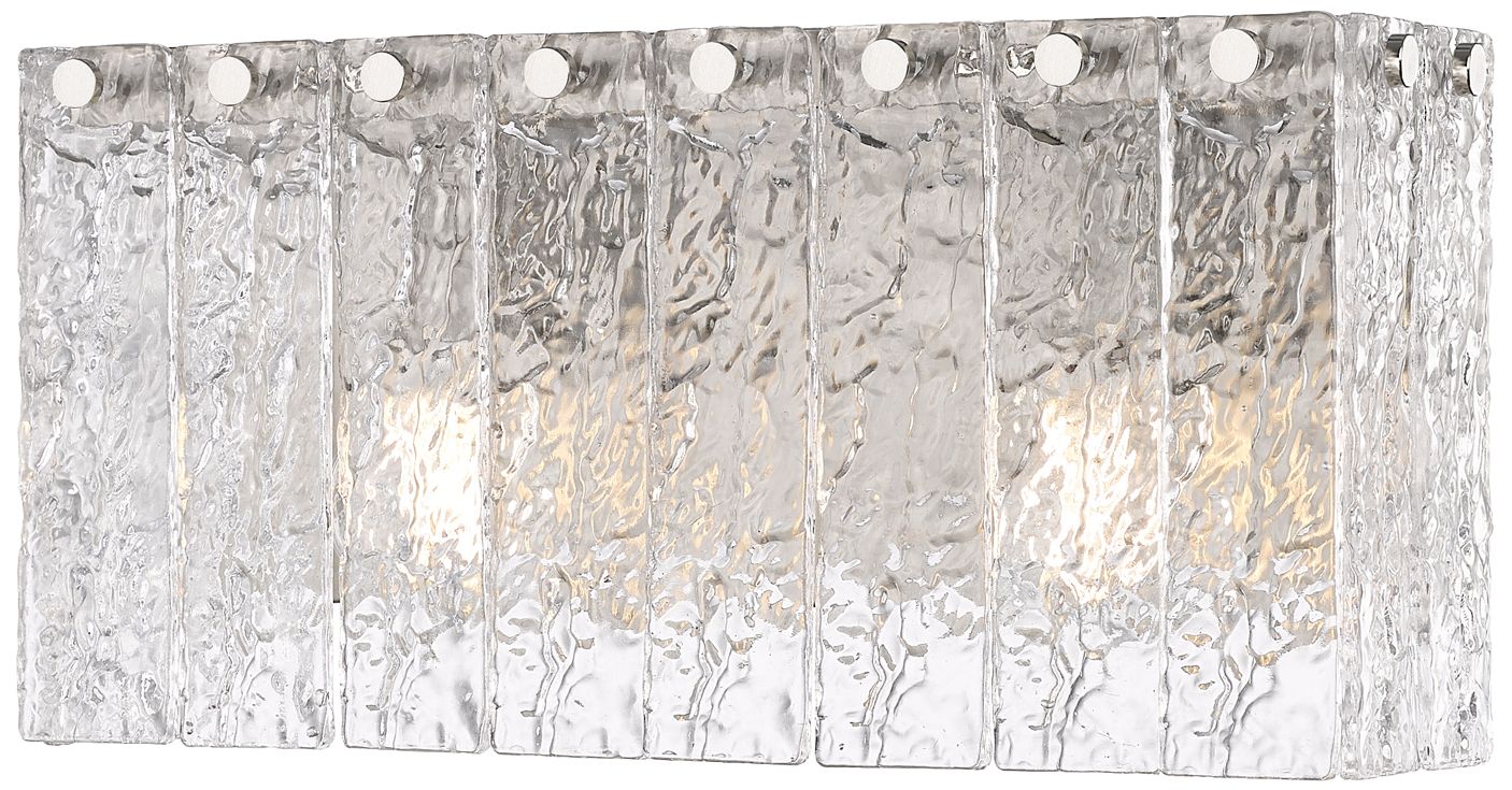 Image 6 Glacier by Z-Lite Brushed Nickel 15 inch 2 Light Vanity more views