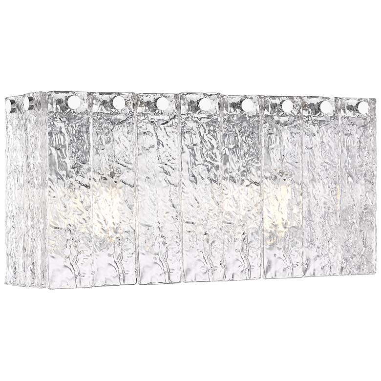 Image 1 Glacier by Z-Lite Chrome 15 inch 2 Light Vanity