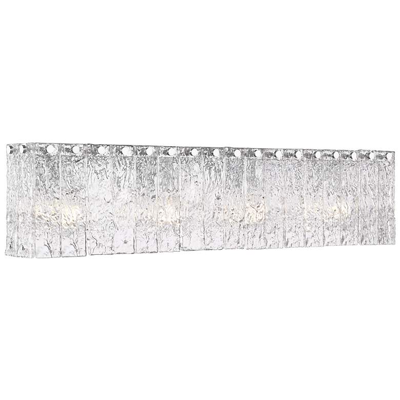 Image 1 Glacier by Z-Lite Chrome 31.25 inch 4 Light Vanity
