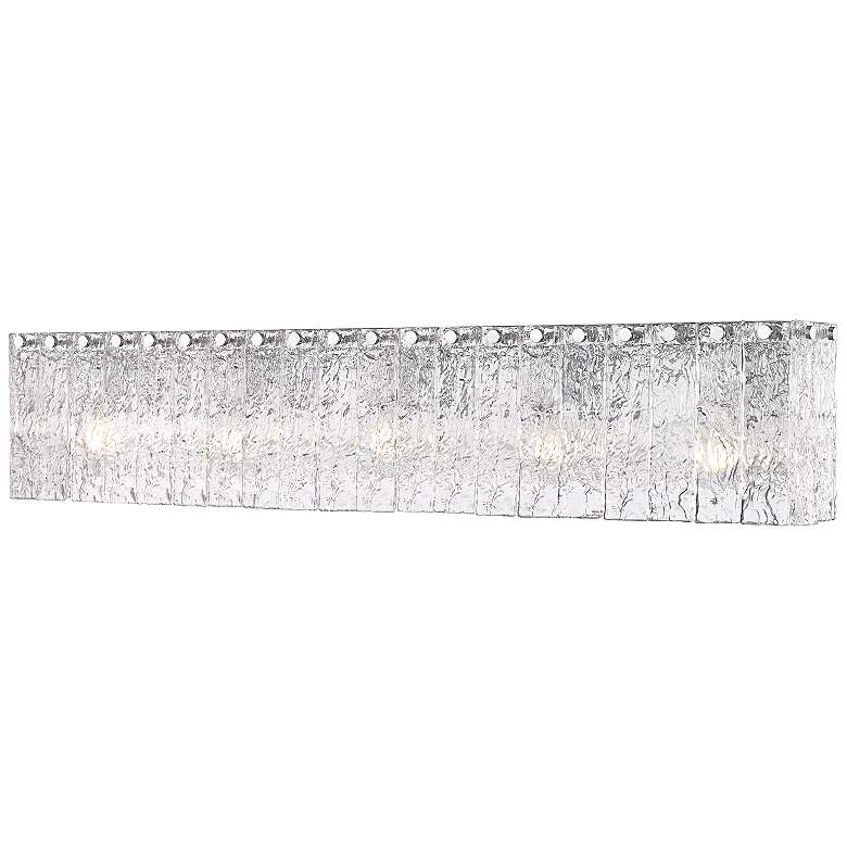 Image 1 Glacier by Z-Lite Chrome 36.75 inch 5 Light Vanity