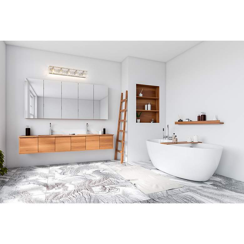 Image 2 Glacier by Z-Lite Chrome 36.75 inch 5 Light Vanity more views